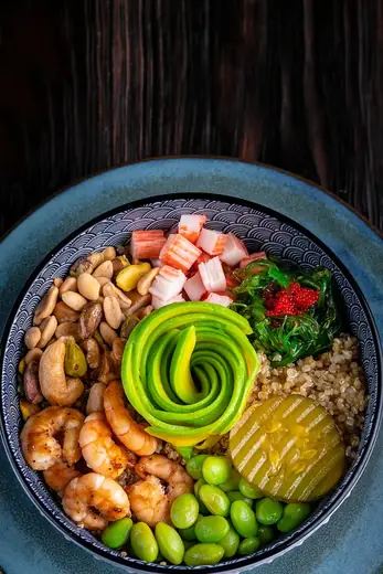 Poke de Camarones