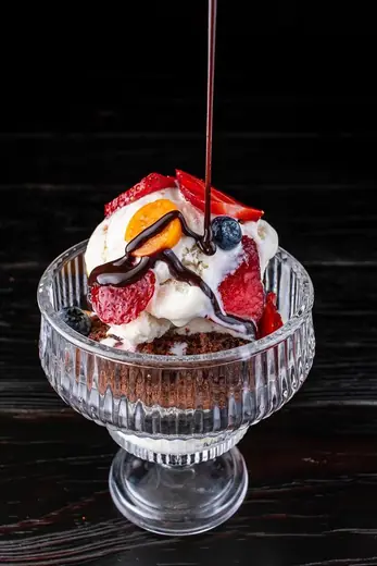 Brownie con Helado